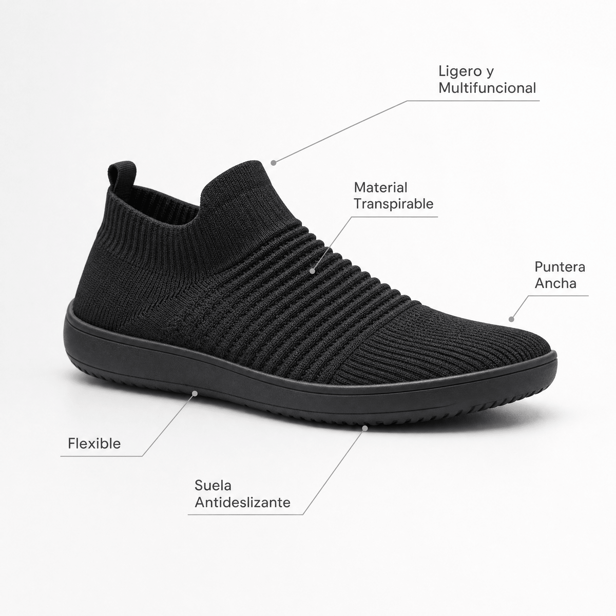 Brisa - Diseñado para jornadas largas. - Negro | UpStride