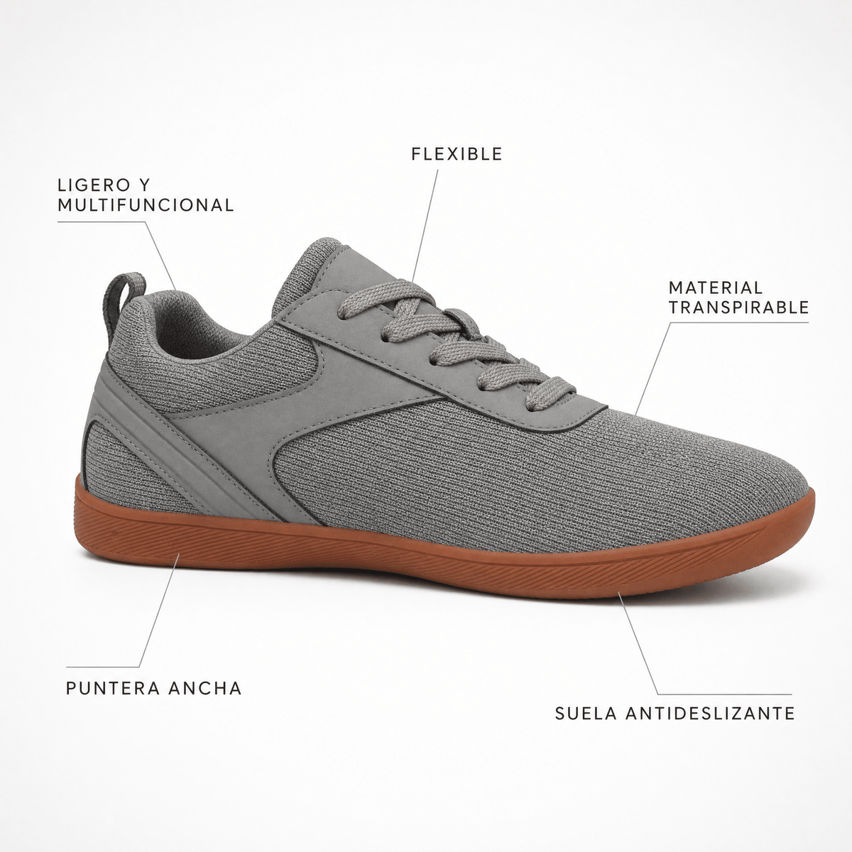 Comfora - Diseñado para jornadas largas. - Gris | UpStride